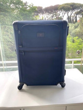 valigia espandibile marca Tumi Blu nuova mai usata 66cmx33/38x45