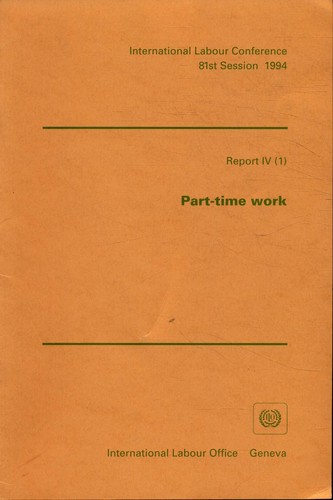 Part time work report - report, iv