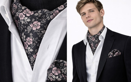 Uomo ascot foulard cravatta - ascot, e