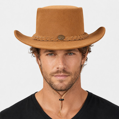Cappello cowboy tesa - cappello, da