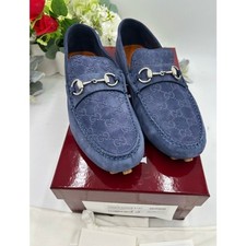 Mocassino uomo gucci - uomo, blu