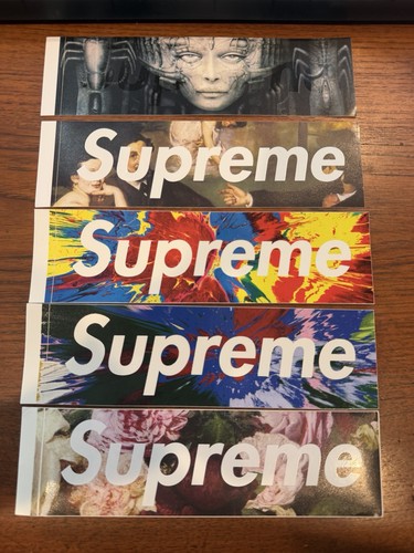 Set adesivi logo - supreme, box