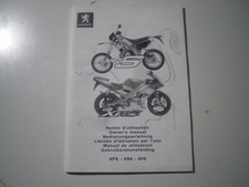 LIBRETTO USO E MANUTENZIONE PEUGEOT XPS-XR6-XP6