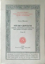 STUDI GIOVIANI 2VV MINONZIO FRANCO COMO 2002  BROSSURA