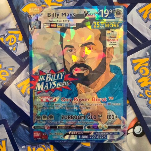 Carta pokemon billy - pokemon, mays