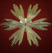 Raggiera  Ottone Bagno Argento