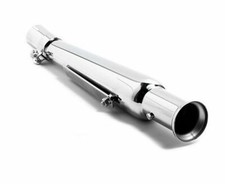 SILENZIATORE MARMITTA SCARICO TRUMPET MOTO CUSTOM HARLEY CAFE RACER BMW GUZZI HD