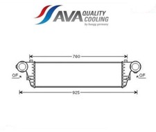 MSA4297 Intercooler (AVA)
