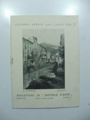 Bollettino bottega arte - bollettino, d'arte
