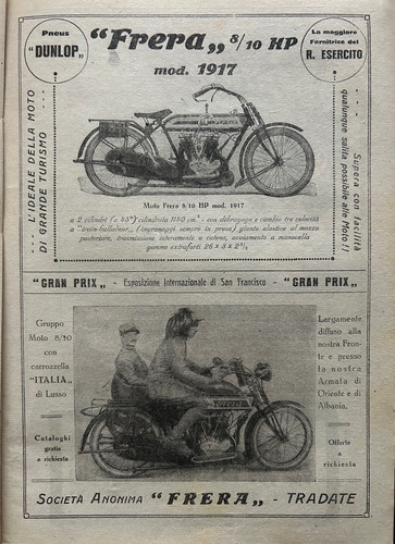 Pubblicità epoca 1917 - pubblicità,