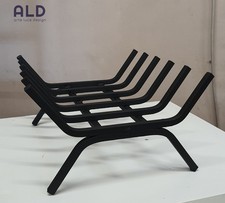 Brucialegna in ferro pesante portalegna da camino caminetto stufa a 6 elementi