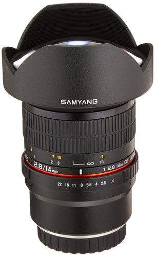 Samyang 14mm full frame - f2.8,