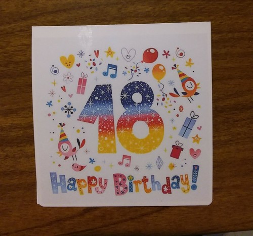 18 biglietto auguri - 18,