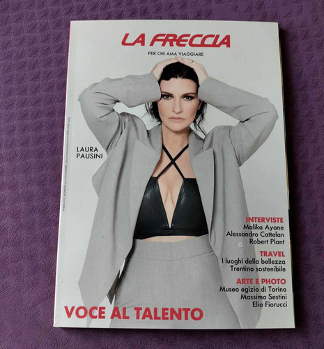 Laura pausini rivista freccia - pausini,