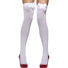 Smiffys Opaque Hold-Ups, White