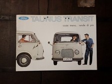 FORD TAUNUS TRANSIT furgone autobus autocarro ecc brochure originale