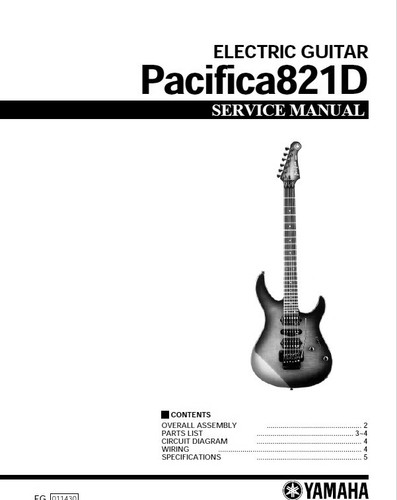 Yamaha pacifica 821d electric - yamaha,