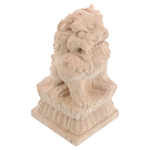 Scultura leone legno - scultura,