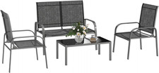 Set Salotto Da Giardino Da 4