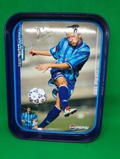 vassoio in latta PEPSI COLA-GENERETIONEXIT FOOTBALL-DEL PIERO-1980