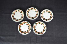 N5587 FAVOLOSO SET 5 PIATTI DA DOLCE IN CERAMICA RICHARD GINORI MONDOVÌ QUERCIA