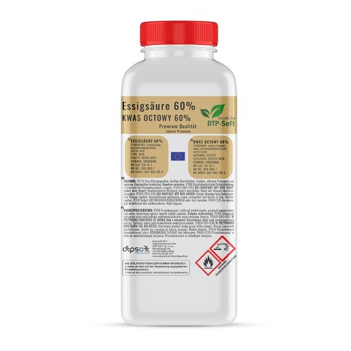 Acido acetico qualità - 1l,