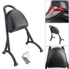 Schienale Sissy Bar con Pad per Sportster Iron Nightster 883 1200 XL Nero