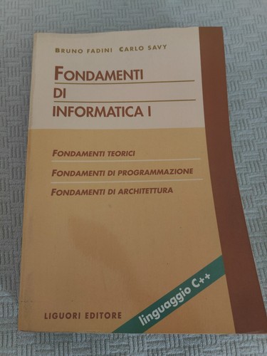 Fondamenti informatica 1 - di,