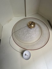Lampadario Vetro Satinato 60