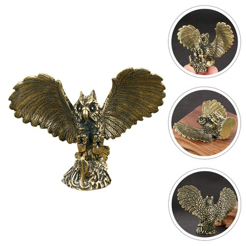 Statuina gufo delicato - statuina,