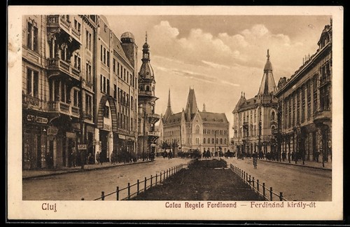 Cartolina cluj calea - cartolina, cluj,