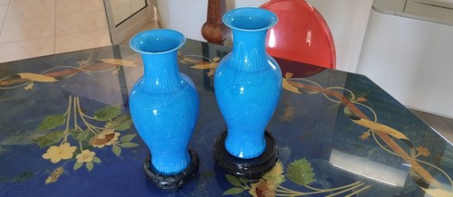Coppia vasi cinesi epoca - coppia,