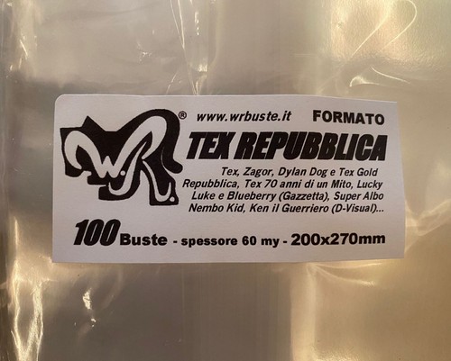 100 buste tex repubblica - 100, repubblica"