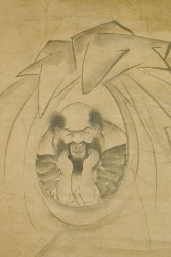 Arte cinese dipinto pergamena - arte,