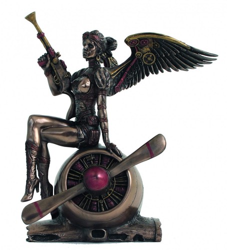 Statua donna alata con - di,