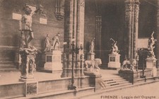 FIRENZE - CARTOLINA - LOGGIA DELL' ORGAGNA - VIAGGIATA PER BRESCIA -1915