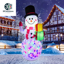 1,5 M Natale Gonfiabile Babbo