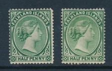 ISOLE FALKLAND, 1891 0,5d