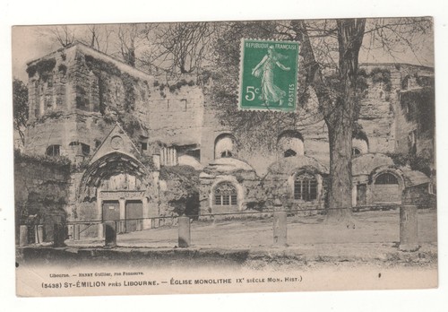 Cpa saint émilion près - cpa,