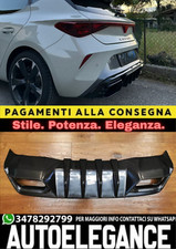 ?DIFFUSORE ADATTO PER CUPRA LEON 2020+ NERO LUCIDO?