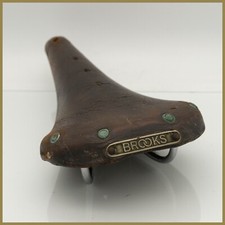 BROOKS B17 VINTAGE LEATHER SADDLE OLD 50S ROAD BIKE BICYCLE brown classic B 17