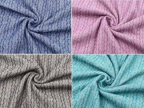 Tessuto maglia cotone mélange