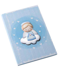 Diario bambino celeste con