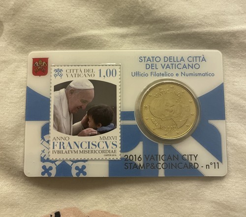 Vaticano 2016 coin card - vaticano,
