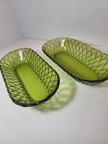 Set piatti sedano vetro - piatti,