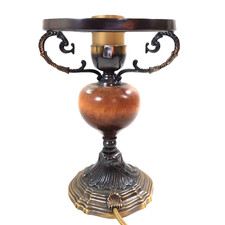 Art Deco Table Lamp Wood &