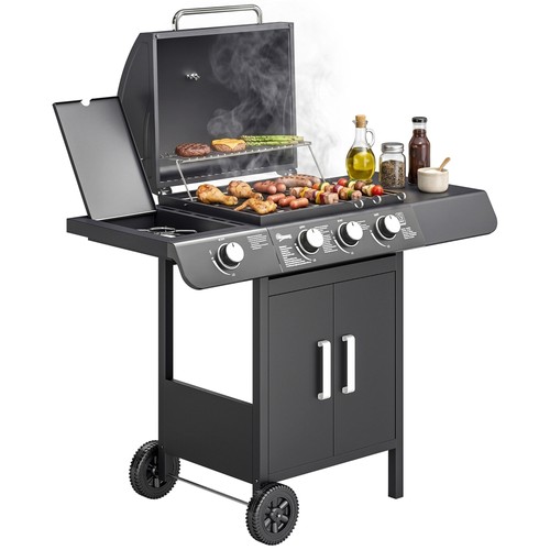 Outsunny barbecue gas - outsunny, con