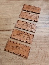 Set di 5 Toppe patch in cuoio