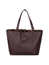 Gattinoni Borsa tote donna reversibile con pochette - bordeaux