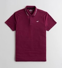 POLO UOMO HOLLISTER CON PUNTA LOGO NUOVA CON ETICHETTA | Taglia XL (XLarge)